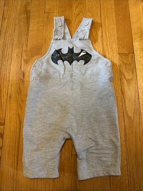 18-24 month shorts overalls with Batman Logo